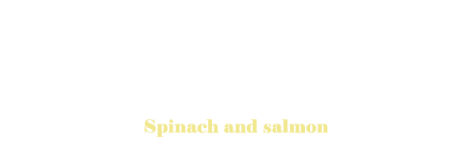 法蓮草とサーモンのオムライス