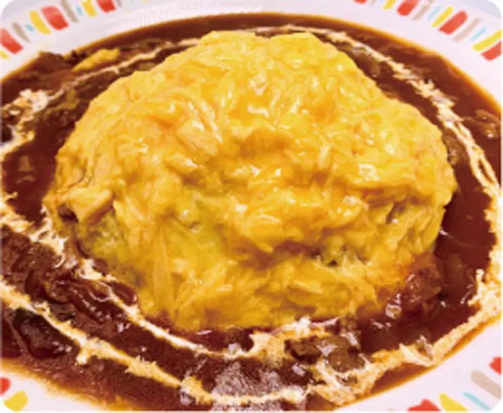 チーズインハヤシオムライス