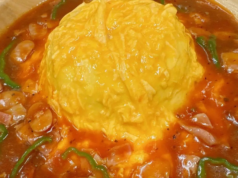 ミラカン風チーズインオムライス